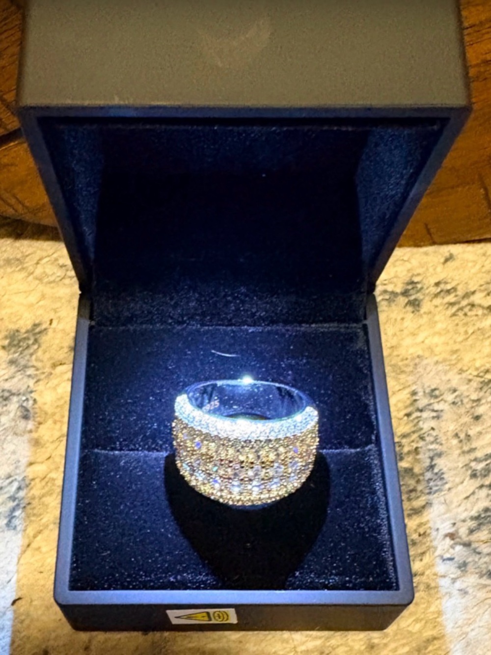 Pavé Crystal Dome Ring